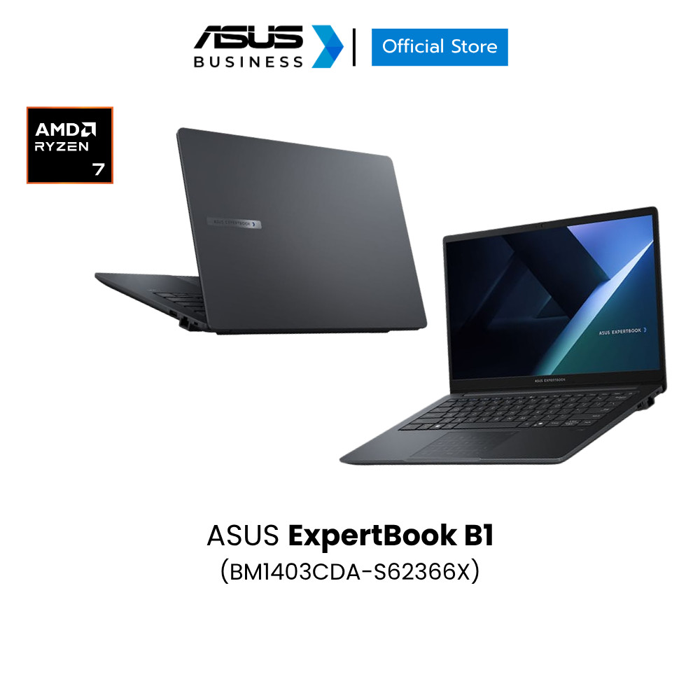 ASUS ExpertBook B1 (BM1403CDA-S62366X) 14" FHD (1920x1080), Ryzen 7 170, 16GB(8x2), 512GB SSD, W11Pr