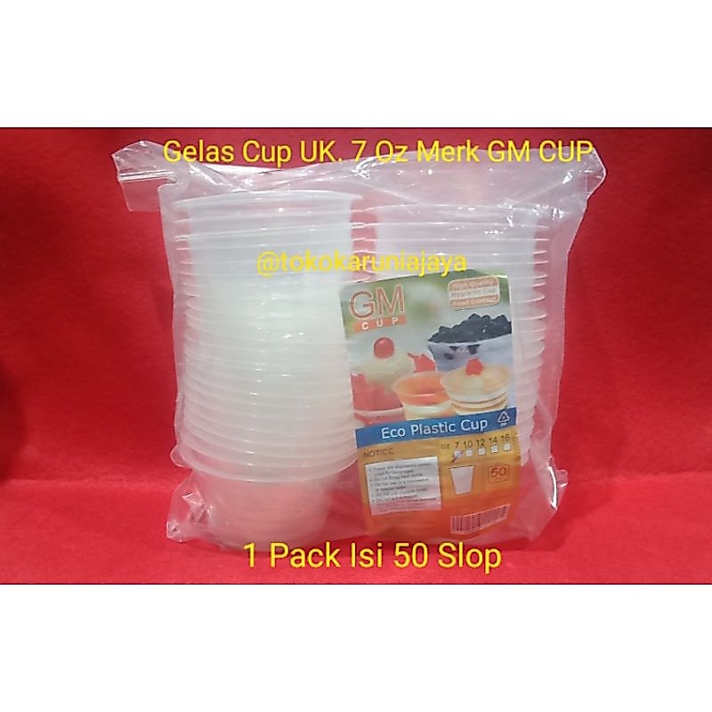 GM Cup Brand 7 Oz Cup (เหมาะสําหรับเยลลี่ พุดดิ้ง ฯลฯ)