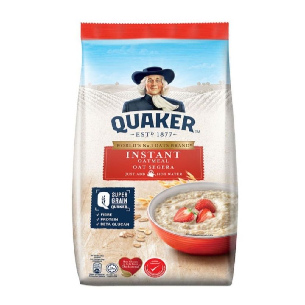 เควกเกอร์ ข้าวโอ๊ตปรุงสำเร็จ Ouaker Instant Oatmeal 1kg.