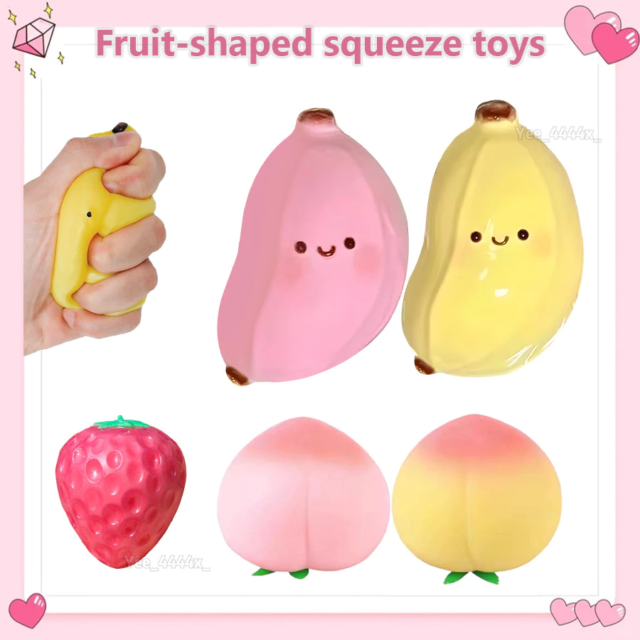 กล้วยน่ารัก Taba Squishy กล้วยอวบช้า Rebound Sensory Fidget ของเล่นสําหรับชายหญิงนักเรียนผู้ใหญ่ noath