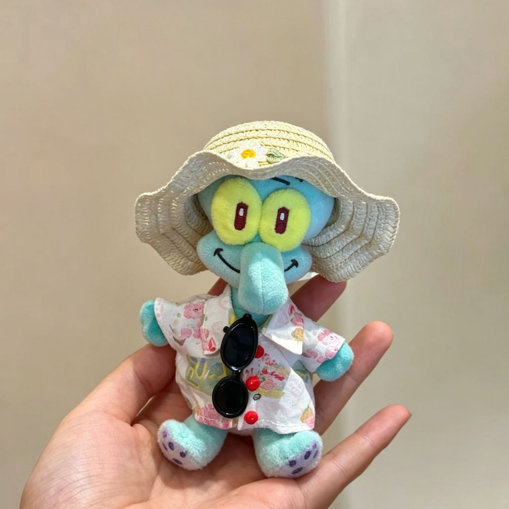 [Hot 999] Bechburg Octopus Doll Pendant Decorative Cute Suitcase Hanger Keychain Pendant i7Ck