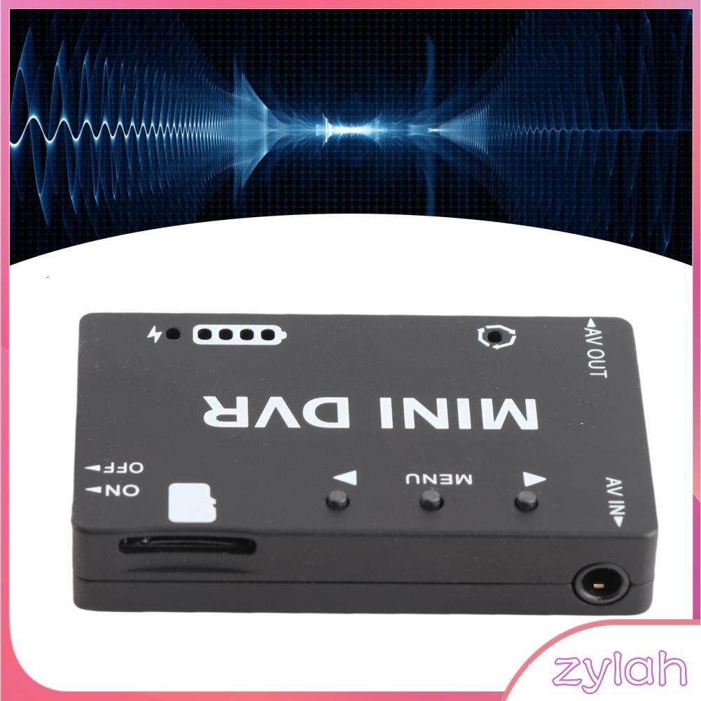 zylah-th RC เครื่องบันทึกวิดีโอโมดูล Mini DVR NTSC PAL Switchable ในตัวแบตเตอรี่เสียงสำหรับ