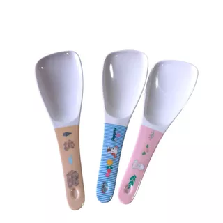 ทัพพี​เมลามีน​ (ยกโหล)​ 12 ชิ้น​ คละลาย​