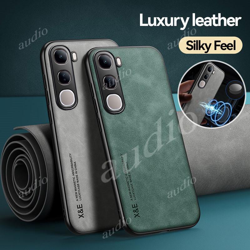 Vivo Y31s 5G หรูหรา PU หนังเคสโทรศัพท์สําหรับ vivo Y31s Y31S VivoY31s 5G เคลือบซิลิโคนป้องกันสําหรับ