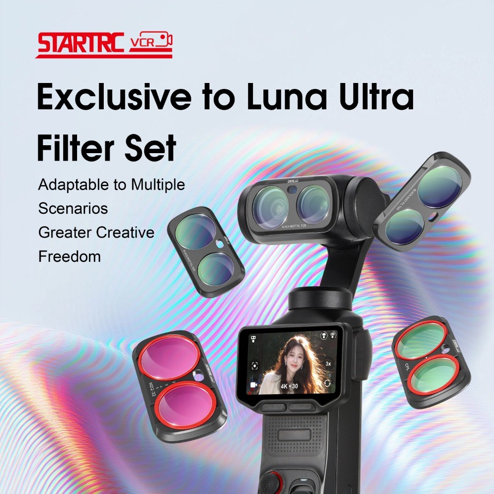สําหรับ Insta360 Luna Ultra Magnetic Filter UV/Cpl สีดํานุ่มกรอง ND เลนส์อุปกรณ์เสริมสําหรับกล้อง
