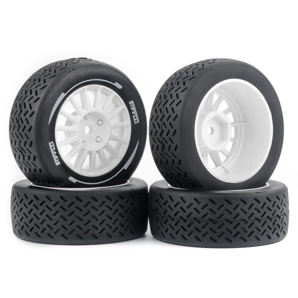 1/10 1:14 RC บนแผนที่รถอะไหล่อัพเกรด-1/14 WRC Rally ยาง Racing Tyre 12 มม.Hex สําหรับ Tamiya M05 M08