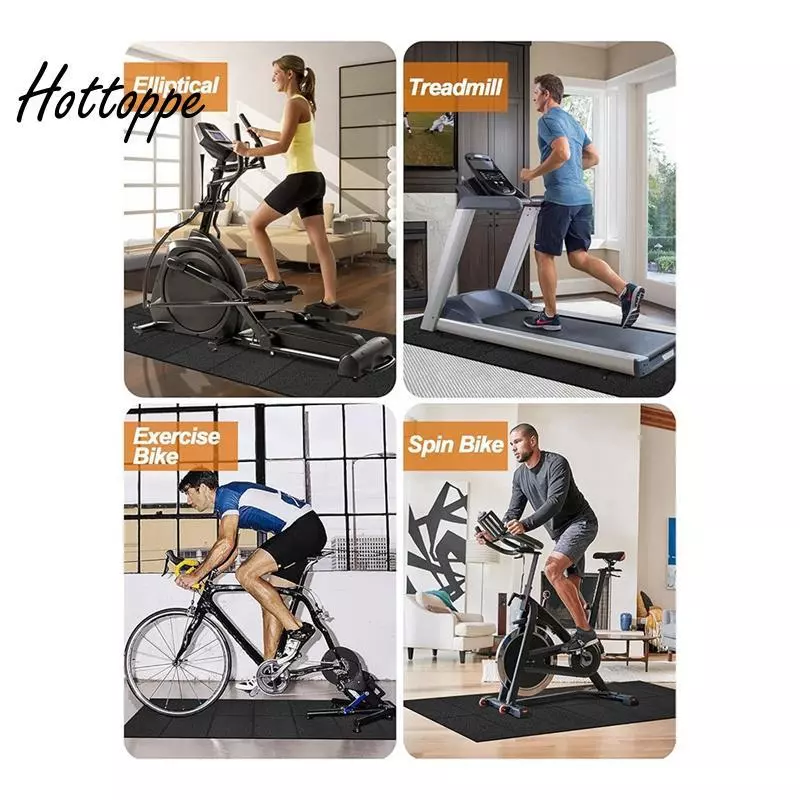 hottoppe Treadmill Mat แผ่นรองลู่วิ่ง 68 x 24 นิ้ว หนา 6 มม. thumbnail 9