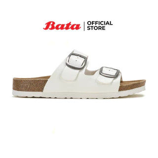 Bata บาจา รองเท้าแตะแบบสวม สำหรับผู้หญิง รุ่น ASHLEY สีขาว 5711303 สีน้ำตาล 5714303 สีม่วง 5719303 สีเขียว 5717303