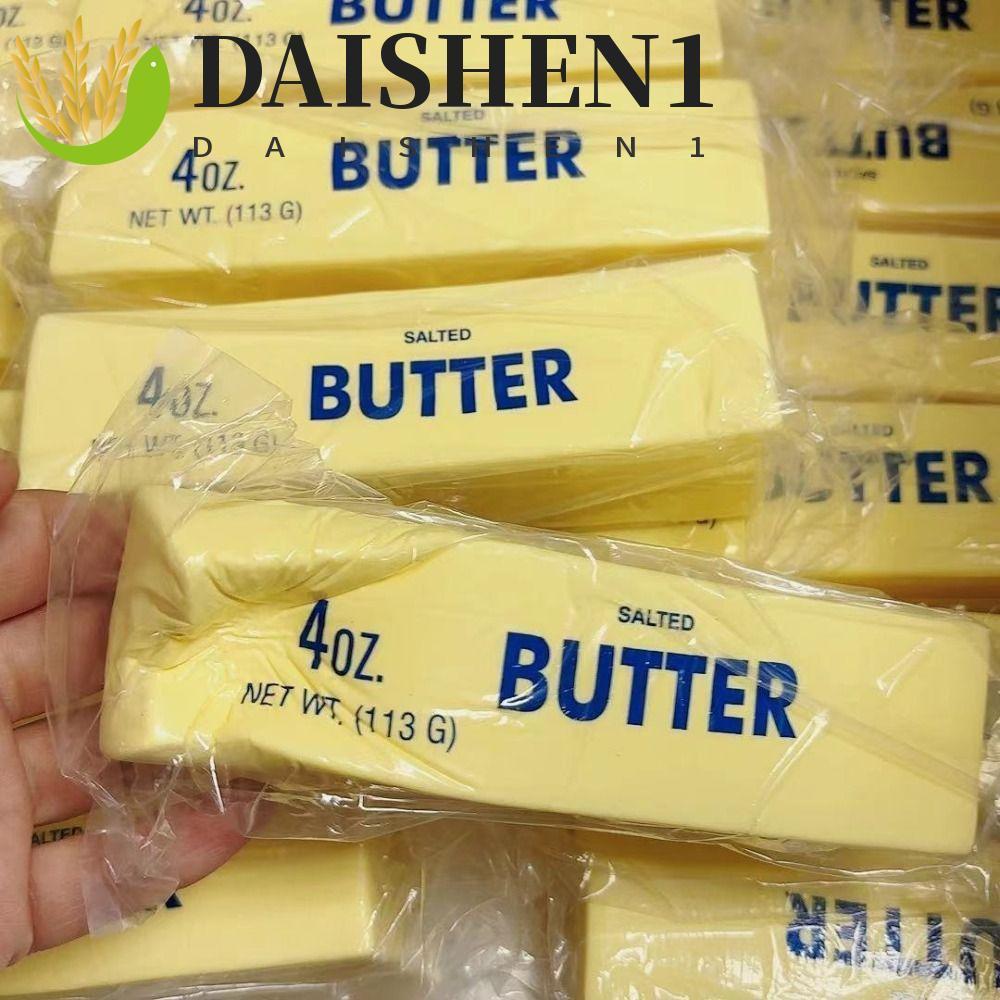DAISHEN1 นุ่มช้า Rebound Butter Stick, Release Hand Sensory Butter Stick บีบของเล่น,ความวิตกกังวลบรรเทายืดหยุ่นผ่อนคลายของขวัญ Anti Stress สมจริง Butter Sticks ของเล่นเด็ก