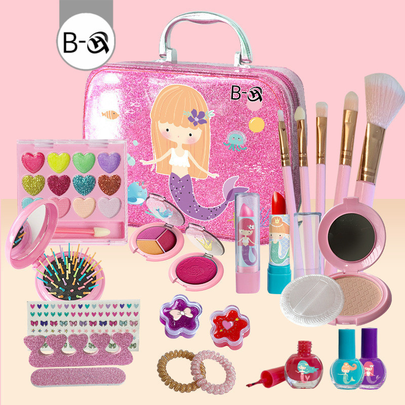 BHQ ของเล่นเด็ก เซตแต่งหน้าเด็ก สูตรอ่อนโยน สามารถล้างน้ำได้