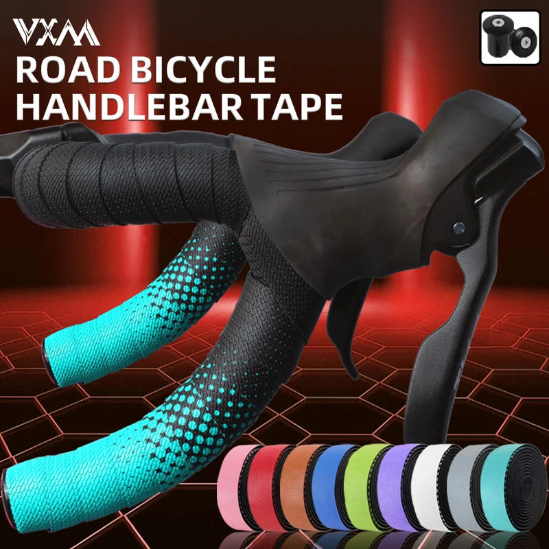 เทปบาร์แฮนด์จักรยาน VXM EVA กันลื่นทนต่อการสึกหรอสายรัดเข็มขัดจับจักรยานระบายอากาศ