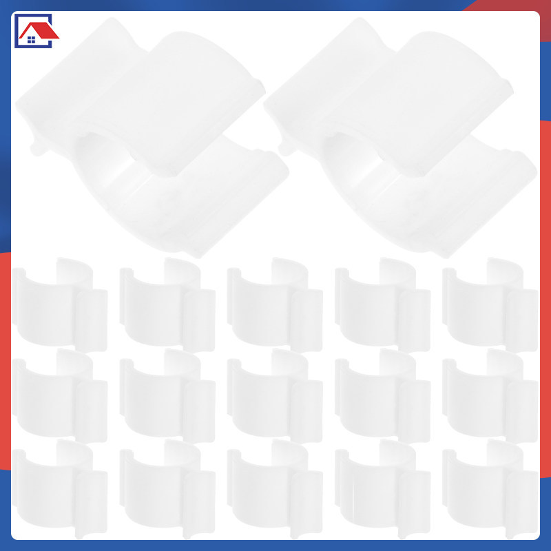 30 ชิ้นแชมพูขวดล็อค Leakproof ล็อคชิ้นส่วนปั๊มเครื่องสําอาง PP Dispenser คอคลิป erkenai