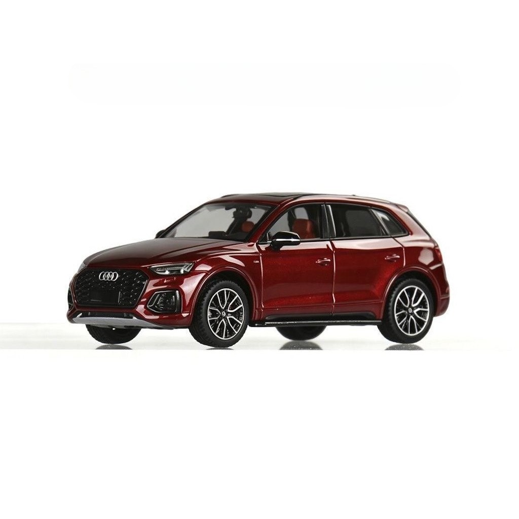 Mytopstore JKM 1:64 สีแดง Q5L City SUV กีฬารุ่นDiecastโลหะจอแสดงผลรถใหม่