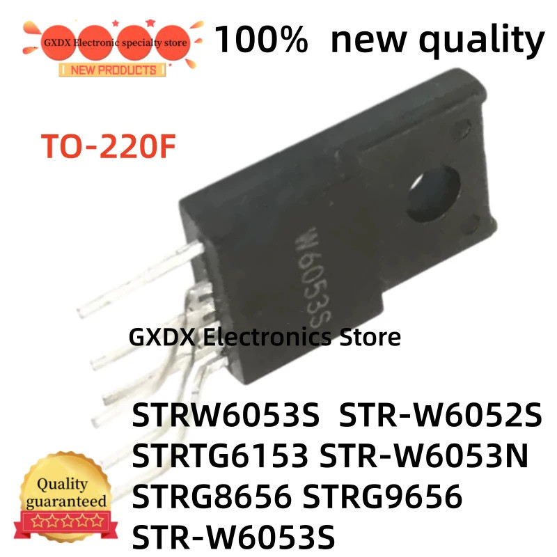 5PCS STRG8656 STRG9656 STRTG6153 STRW6052S STR-W6052S STRW6053N STR-W6053N STRW6053S TO-220F Field E
