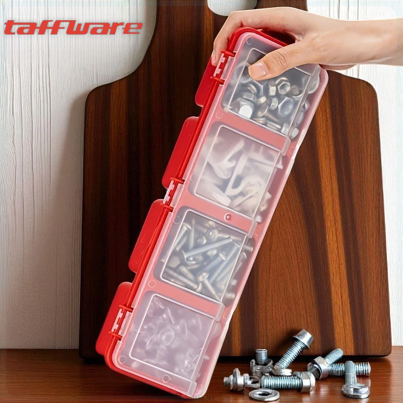 Taffia Bolt Storage Box Organizer Box Screw Tool Box 4 Slots - INU115