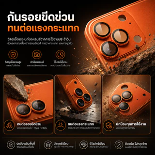 ฟิล์มกล้องเข้ากันได้สําหรับiPhone 17 Pro Max iPhone17 2025 โลหะป้องกันHDฝาครอบเลนส์ป้องกันฟิล์มกระจกนิรภัยป้องกันรอยขีด