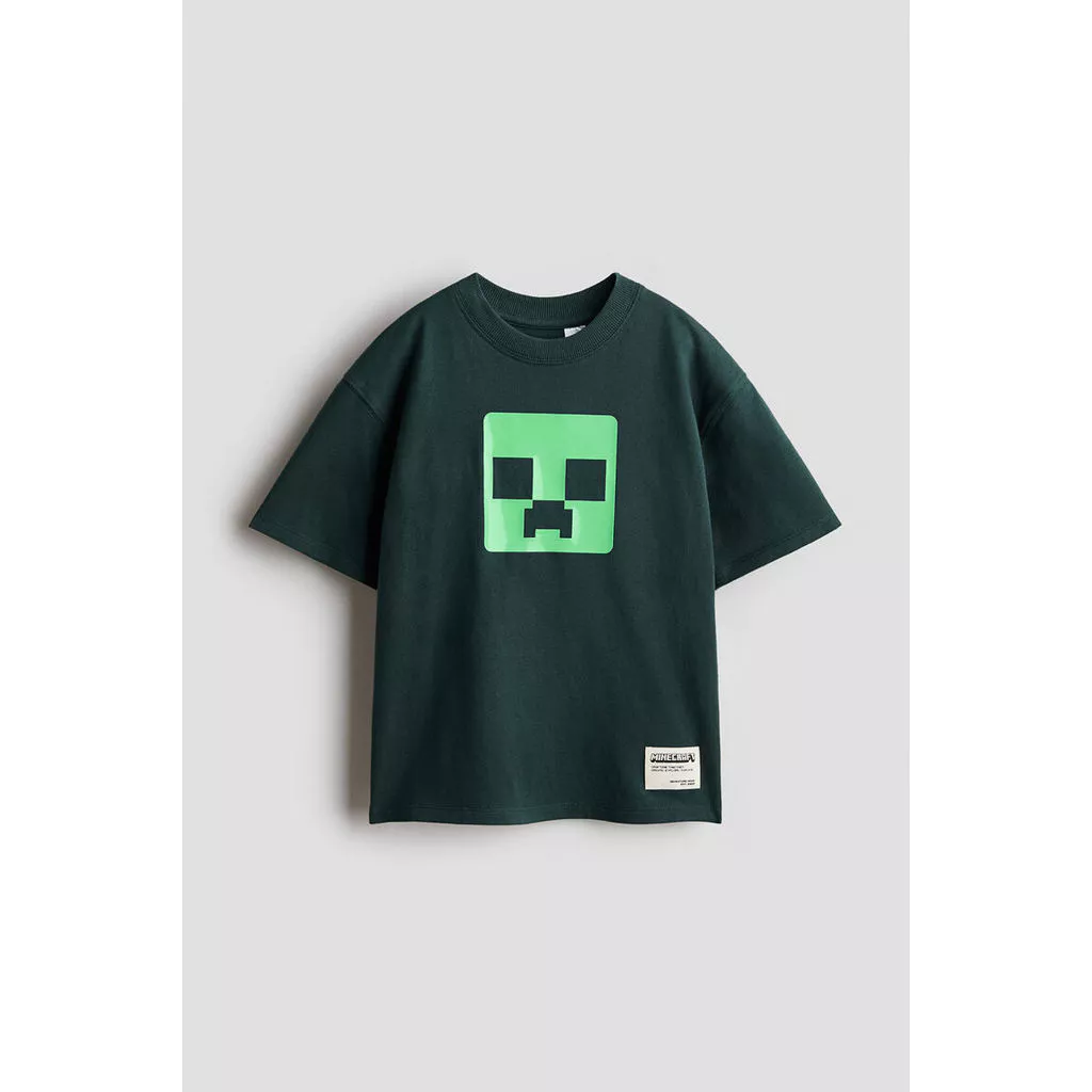 H&M(เอชแอนด์เอ็ม) เสื้อยืดพิมพ์ลายแบบโอเวอร์ไซส์ เด็กชาย 1269368_11