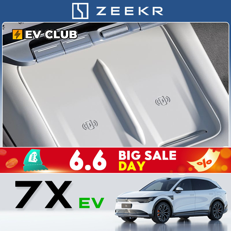 2025 geely zeekr 7x SUV ev รถพิเศษเฉพาะ Central Control ไร้สายชาร์จแผ่นซิลิโคนแผ่นกันลื่นการปรับเปลี่ยนภายในอุปกรณ์เสริมในรถยนต์