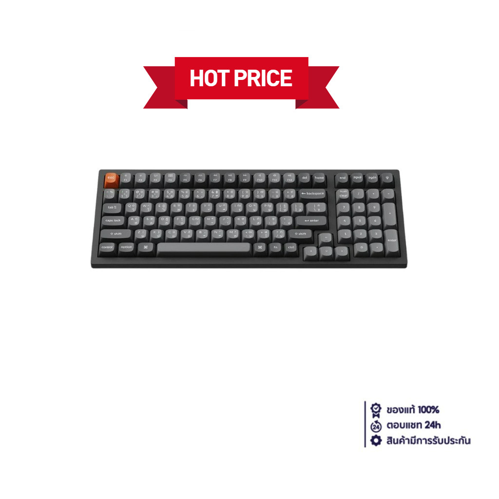 Keychron K4 QMK Wireless Mechanical Keyboard 96% พร้อมสวิตช์ Keychron Super และ Gateron G Pro