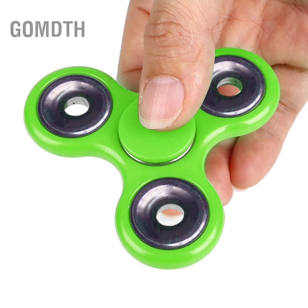 Gomdth Gomdth Mastlend Tri Triangle Fidget Hand Finger Spin Spinner Widget Focus ของเล่น EDC Pocket 