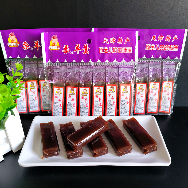 เด็กชายหล่อเกาลัด Yokan 168g Yokan ซุปตับ Bagged เทียนจินรสพิเศษขนมขนมความทรงจําในวัยเด็กสบายๆ