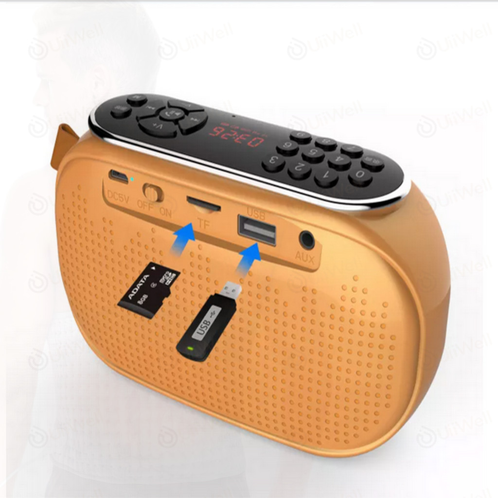 วิทยุ FM/MP3 พกพา เสียงดัง เบสแน่น ฟังเพลงง่าย