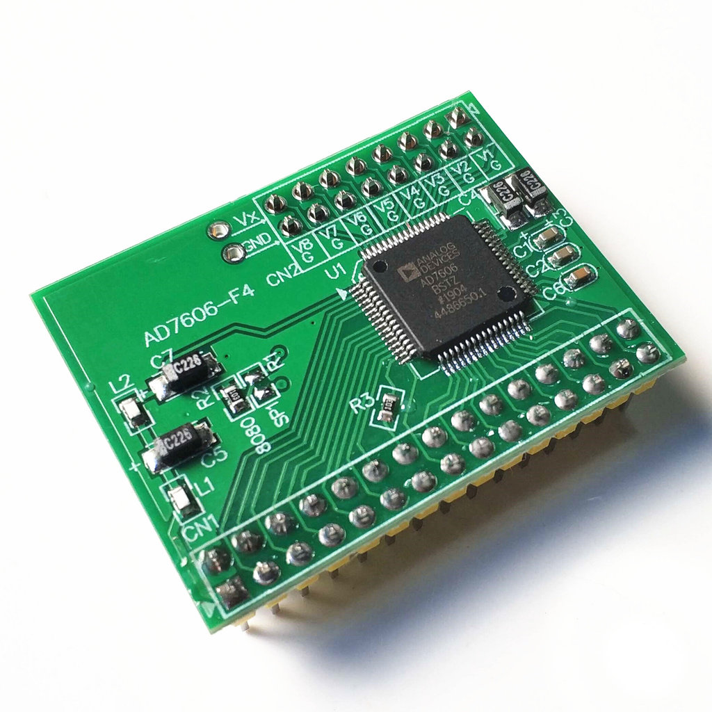 AD7606 Data Collection โมดูล 16-Bit ADC 8-Channel Synchronous Sampling ความถี่ 200KHz