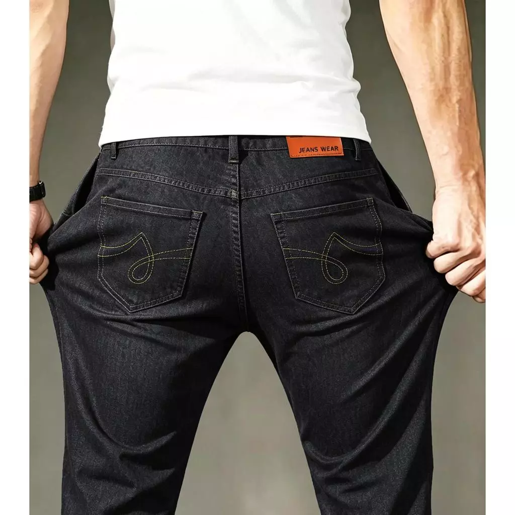 กางเกงยีนส์ทรงกระบอก รุ่น - ผ้ายืด และ ไม่ยืด 28-36 Man Clothing
