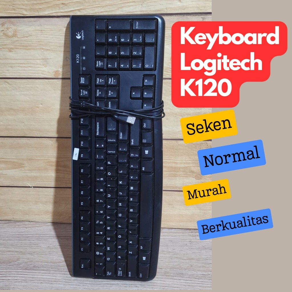 Logitech K120 Keyboard สายมือสอง ไม่มีกล่อง