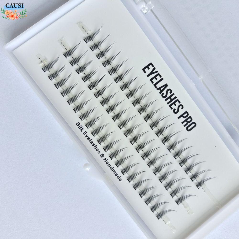 CAUSI Cluster Lashes, Wispy Natural Indice Lashes, Hot Soft Handmade Flase Lashes DIY