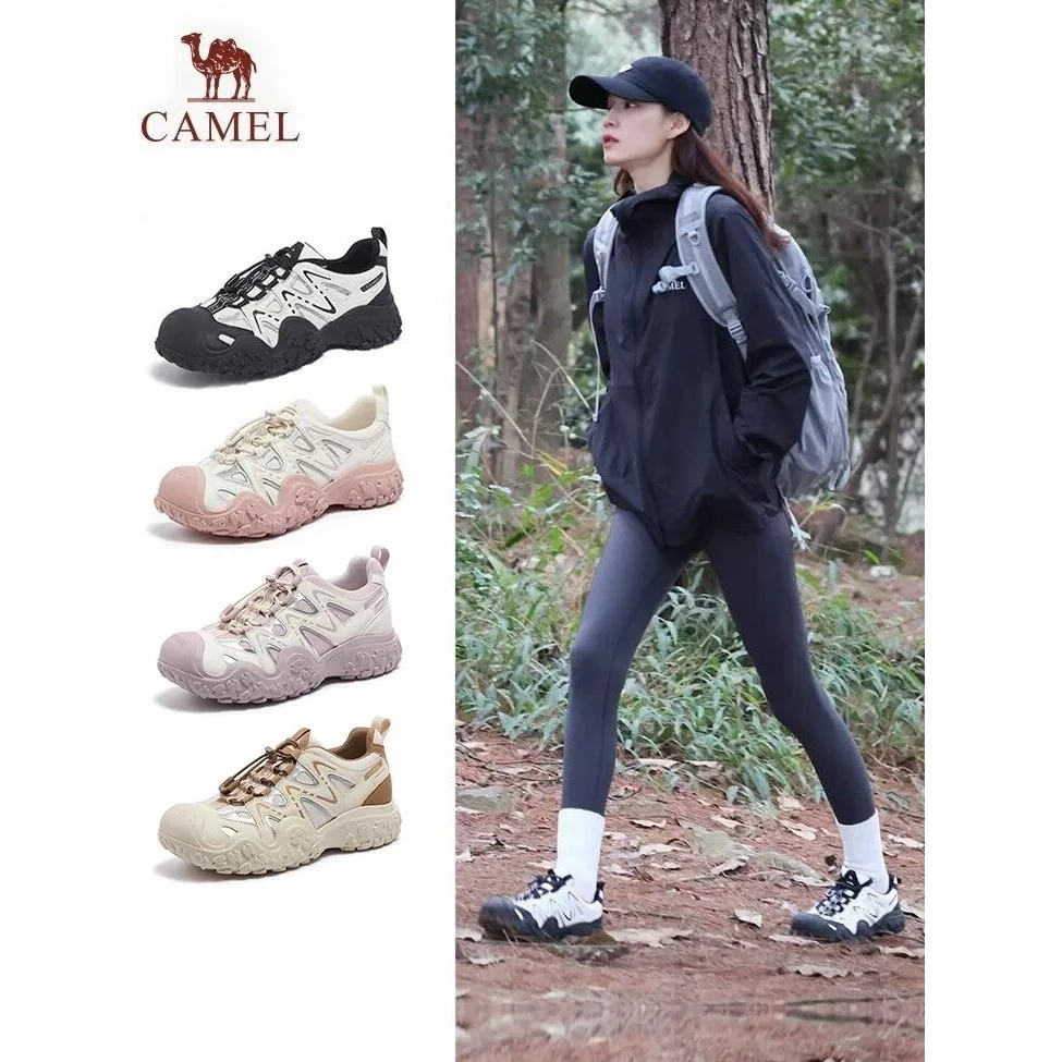 CAMEL อูฐรองเท้าเดินป่าคู่สไตล์ระบายอากาศไม่อับชื้นเดินป่ากลางแจ้งรองเท้าเดินป่า