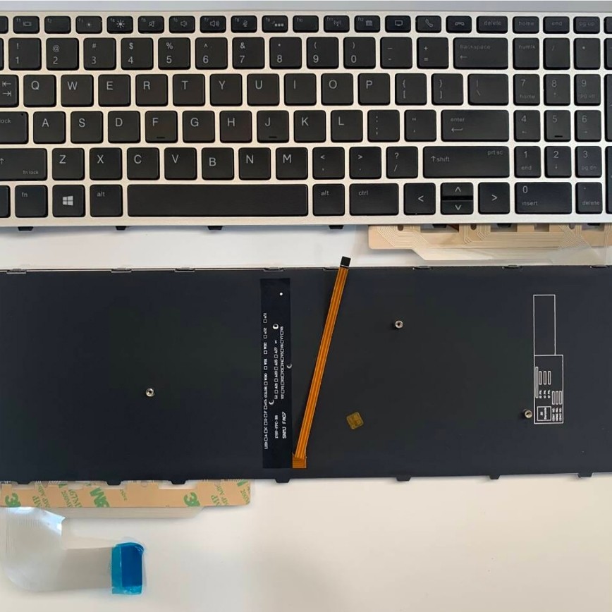 US Layout แป้นพิมพ์แล็ปท็อปสําหรับ HP Elitebook 850 G5 855 G5 750 G5 755 G5 750 G6 850 G6 ไม่มีจุดพร