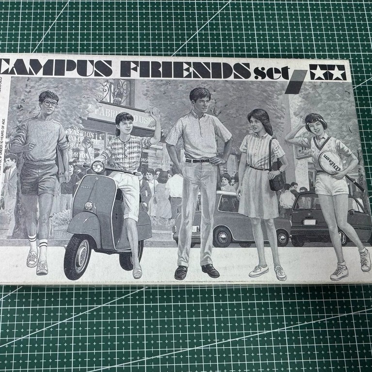 TAMIYA 现货 , ซีรีย์ทั่วไปTAMIYA 1/24 CAMPUS FRIENDS SET