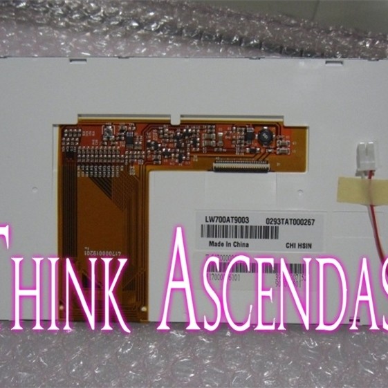 BH 1 ชิ้นใหม่ใหม่ LS700AT9001 / LW700AT9003 / LW700AT9309 7.0 นิ้ว TFT LCD Digital Screen