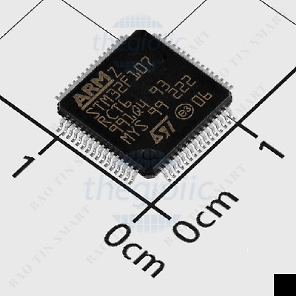 STM32F107RCT6 64-LQFP, 32-Bit ARM Cortex M3 Microcontroller, 72MHz, 256KB FLASH, 64-LQFP ส่วนประกอบอ