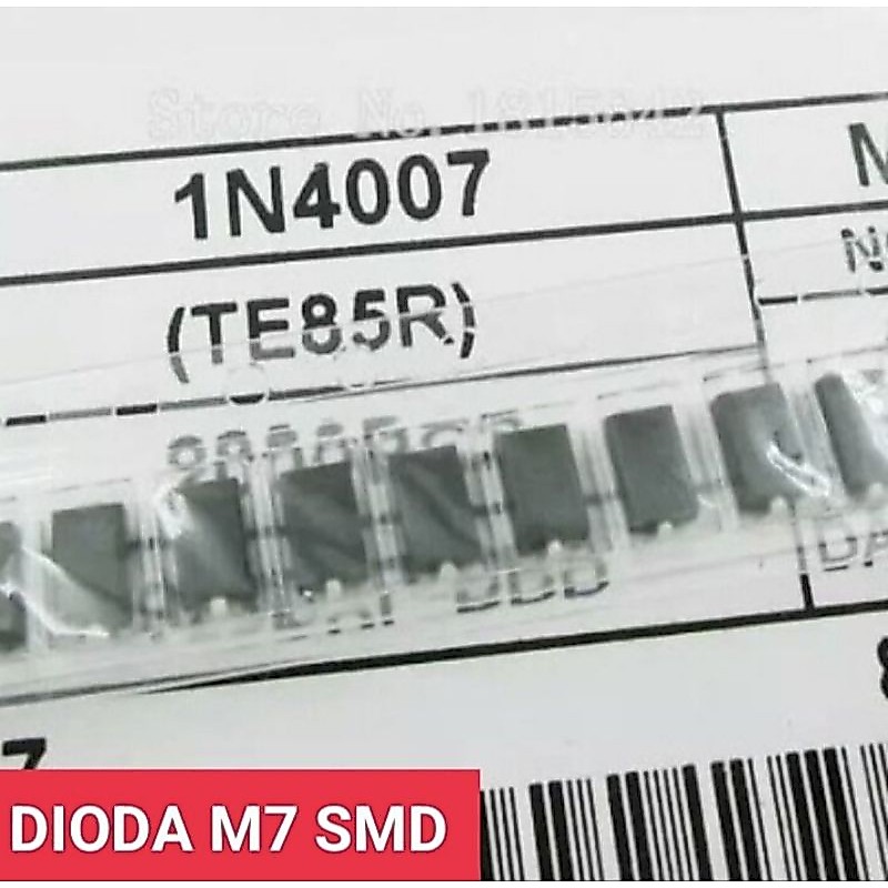(10 ชิ้น) DIODE M7 SMD 1A 1N4007 DIEDE IN4007 SMD RECTIFIER 700V DIODE M7 1A DIODE M7 SMD