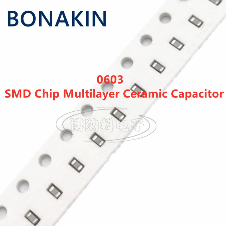 50PCS 0603 2.7NF 50V 272J 2700PF 5% NPO C0G 1608 SMD ชิป Multilayer ตัวเก็บประจุเซรามิค