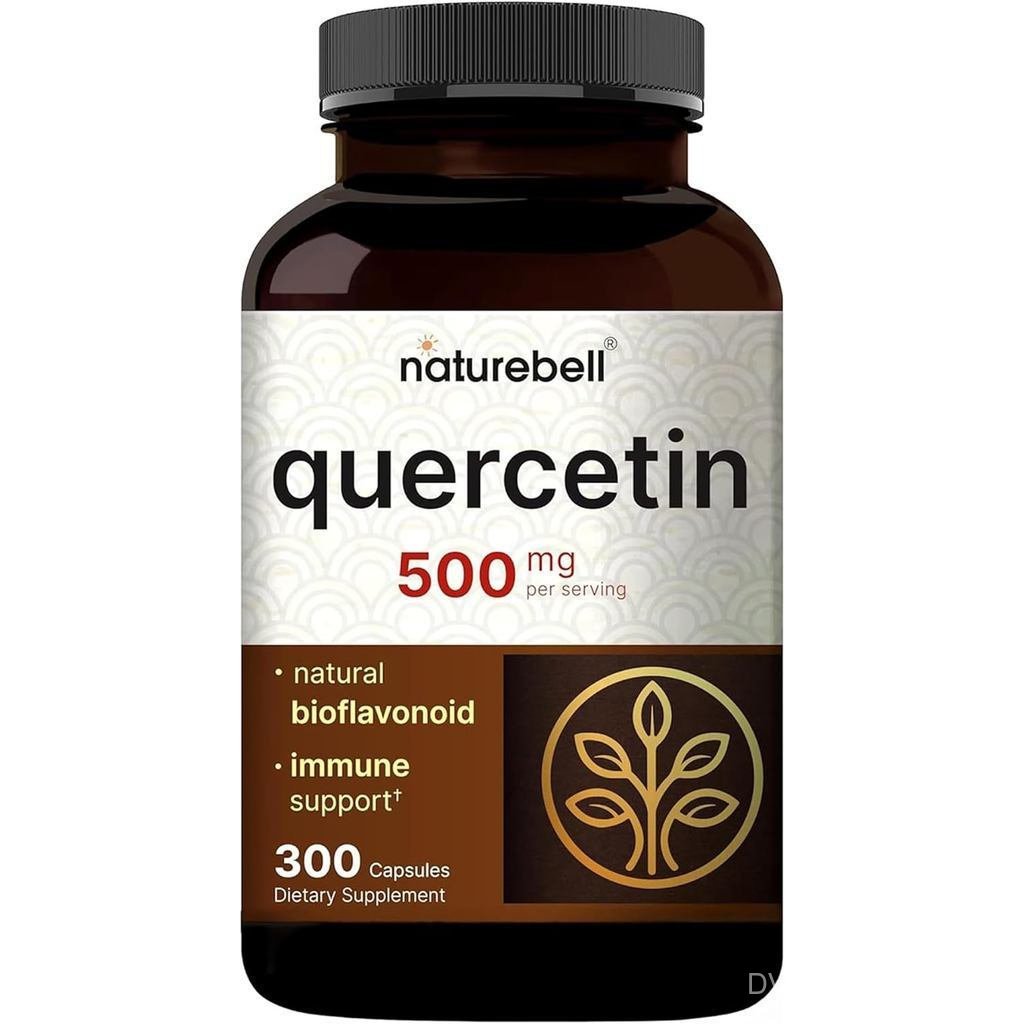 NatureBell Quercetin 500mg - 240 แคปซูล - ความแข็งแรงของพิเศษเพื่อการทํางานภูมิคุ้มกันเพื่อสุขภาพ* -
