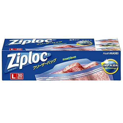 [Direct from Japan] Ziploc Freezer Bag L 30pcs