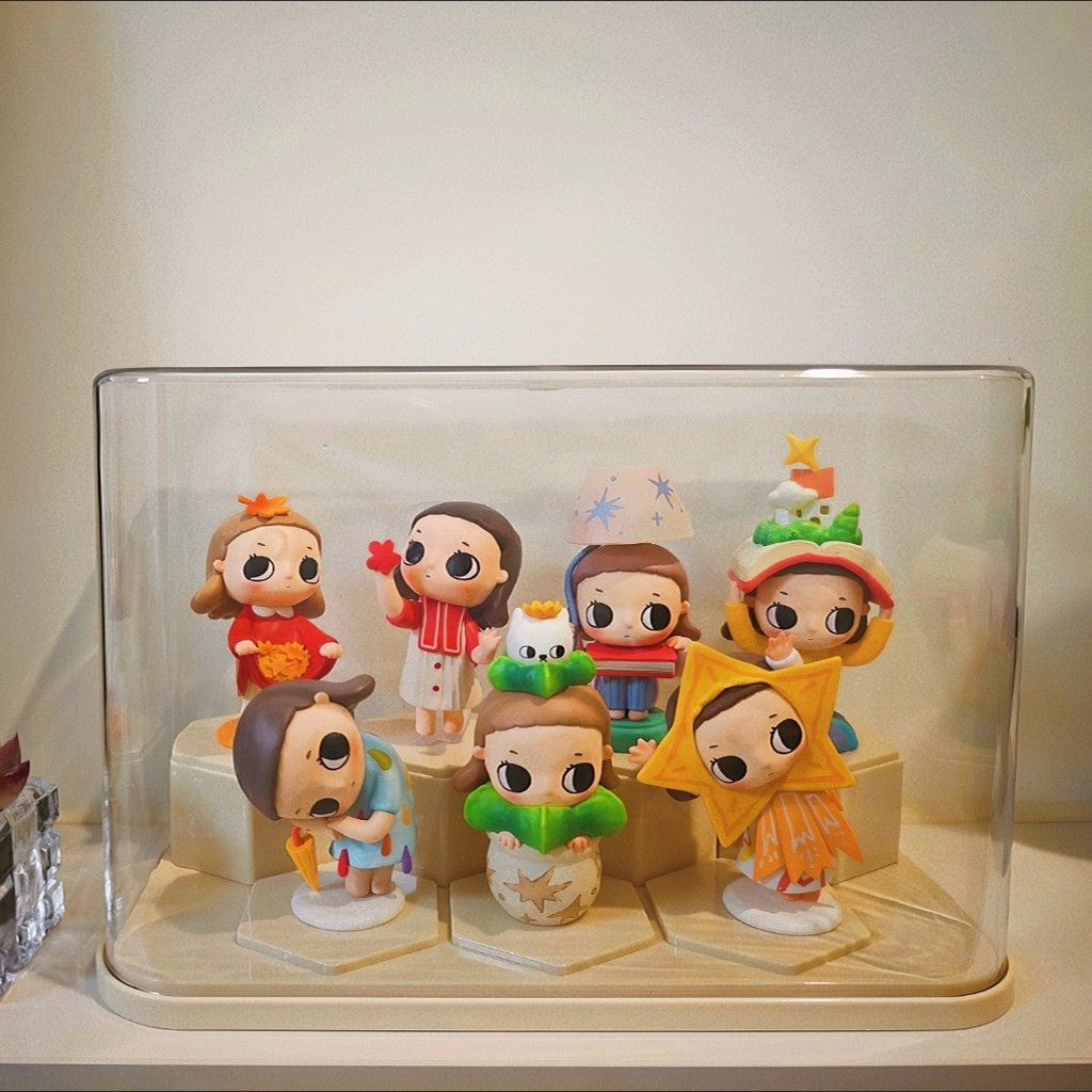 Pop Mart Nyota123 Generation Four Seasons Meteor Shower Mystery Box กล่องเก็บรูป Building Block กล่อ