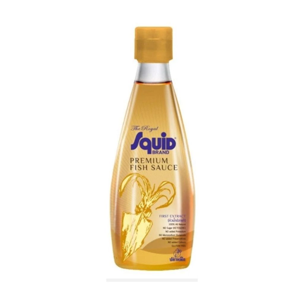 ปลาหมึก น้ำปลาแท้เกรดพรีเมียม Squid Brand Premium Fish Sauce 300ml.