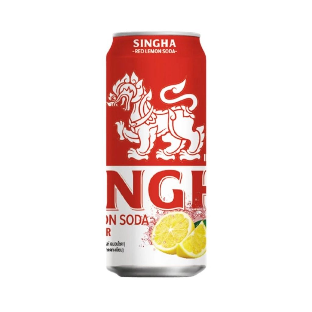 สิงห์ เรดเลมอนโซดา Singha Red Lemon Soda 330ml.