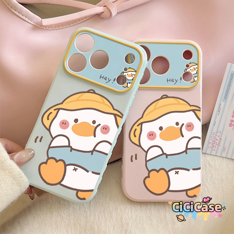 เคสเป็ดการ์ตูนน่ารัก สไตล์อบอุ่น TPU สำหรับ Samsung A07 A17 A56 A36 A05s A05 A04 A03s A16 A15 A14 A11 A10s A13 A12
