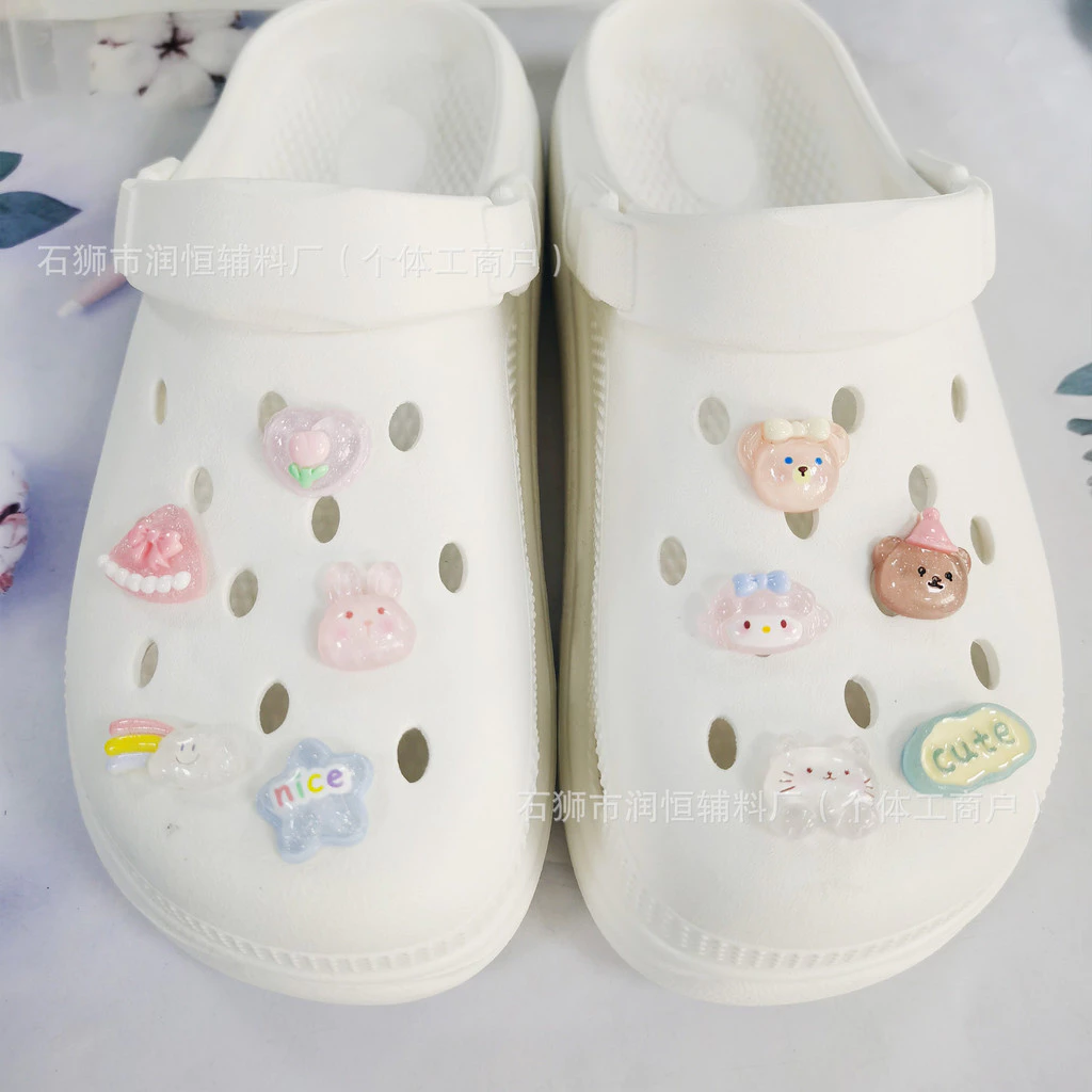 อุปกรณ์เสริมตกแต่งรองเท้าเรซิ่น ลายการ์ตูน หัวเข็มขัดรองเท้า thumbnail 3