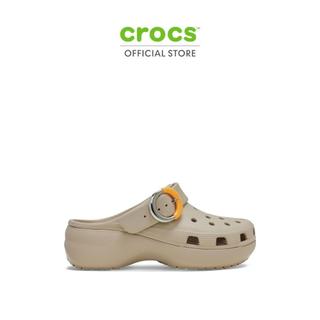 CROCS รองเท้าลำลองผู้หญิง CLASSIC PLATFORM DIPPED BUCKLE CLOG - DULCÉ