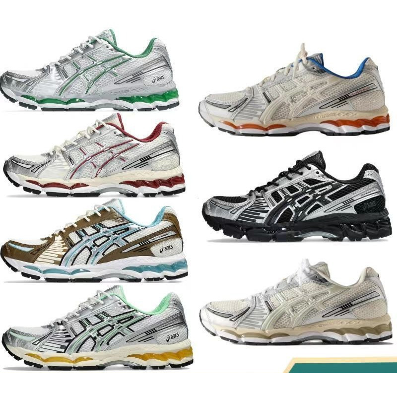 Gelkayano 12.1 รองเท้าวิ่งกันกระแทก Breathable Four Seasons รองเท้าผ้าใบ Y7YY DMI1 6TME
