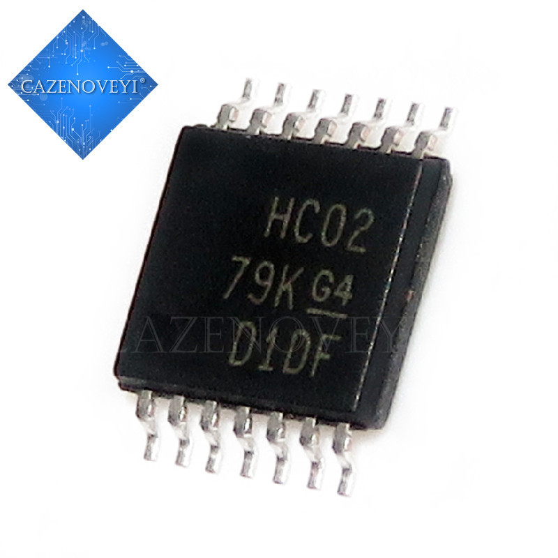 ชิป SN74HC02PW 74HC02 HC02 TSSOP-14 10 ชิ้น