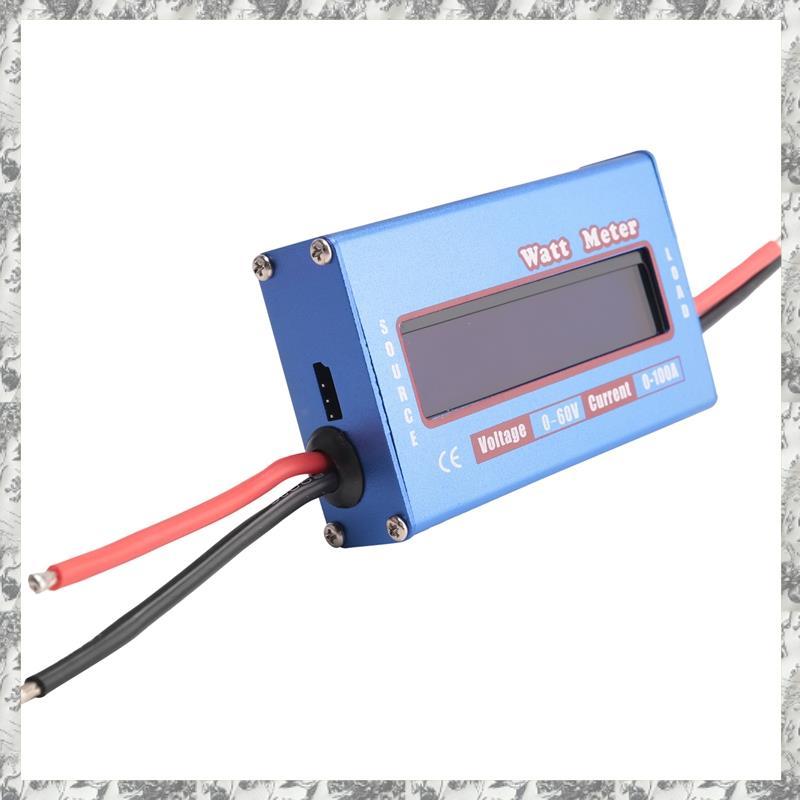 [DOK] Digital Wattmeter Watt Meter Power Meter DC 60V 100A Balance Voltage Battery Checker