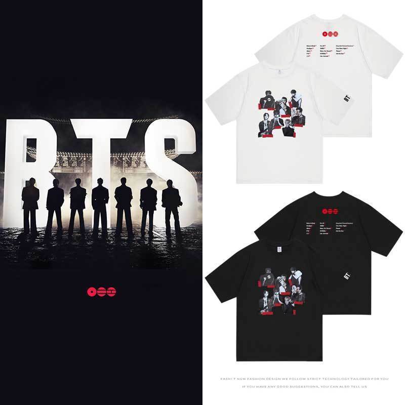 Kpop Bangtan Boys 2026 ARIRANG รอบคอผ้าฝ้าย T แขนสั้น Casual Top Man/ผู้หญิงเสื้อคู่สั้น