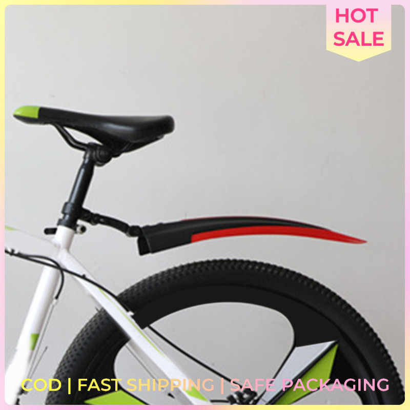 2 ชิ้นจักรยาน Fenders Mountain Road Bike Mudguard ด้านหลัง Mud Guard Wings สําหรับอุปกรณ์จักรยานชิ้น